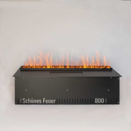 Электроочаг Schönes Feuer 3D FireLine 800 Pro со стальной крышкой в Твери