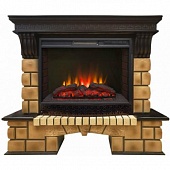 Каминокомплект Real Flame Stone Brick (античный дуб)+Sparta 25,5