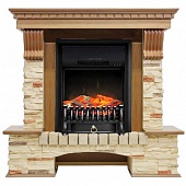 Каминокомплект Royal Flame Pierre Luxe сланец (дуб)+Fobos FX Black